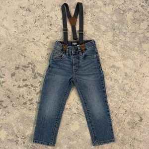 OshKosh boys denim with suspenders